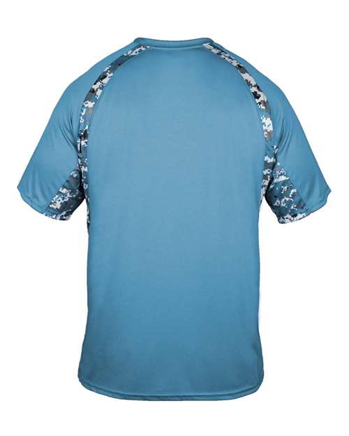 Badger Hook Digital T-Shirt 4140 - Columbia Blue/ Columbia Blue
