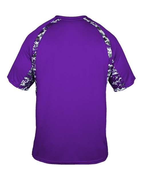 Badger Hook Digital T-Shirt 4140 - Purple/ Purple