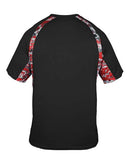 Badger Hook Digital T-Shirt 4140 - Black/ Red