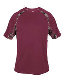 Badger Hook Digital T-Shirt 4140 - Maroon/ Maroon Digital