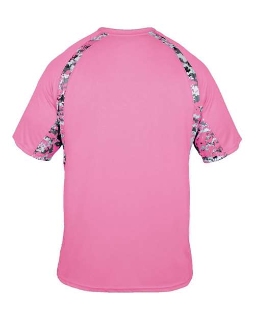 Badger Hook Digital T-Shirt 4140 - Pink/ Pink Digital