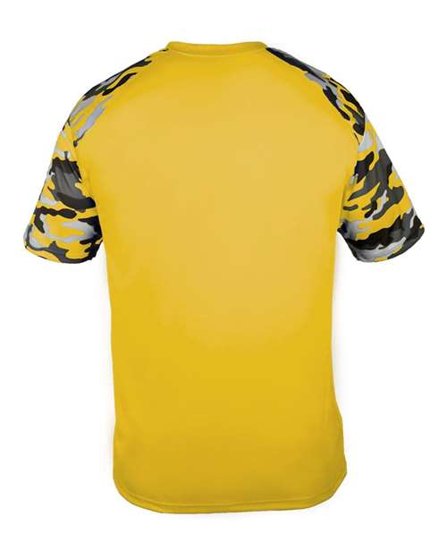 Badger Camo Sport T-Shirt 4141 - Gold/ Gold Camo