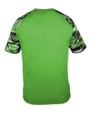 Badger Camo Sport T-Shirt 4141 - Lime/ Lime Camo