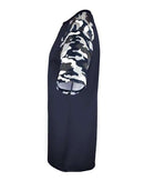 Badger Camo Sport T-Shirt 4141 - Navy/ Navy Camo