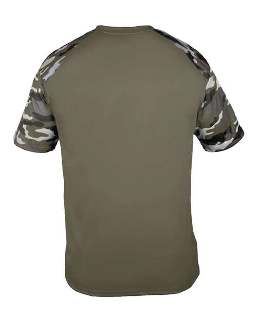 Badger Camo Sport T-Shirt 4141 - OD Green/ OD Green Camo