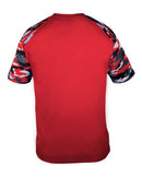 Badger Camo Sport T-Shirt 4141 - Red/ Red Camo