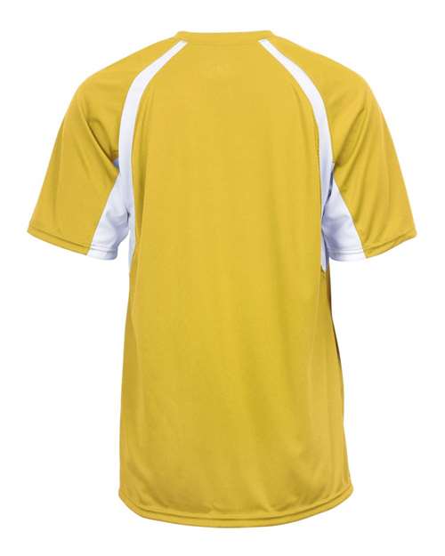 Badger B-Core Hook T-Shirt 4144 - Gold/ White
