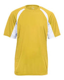 Badger B-Core Hook T-Shirt 4144 - Gold/ White