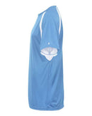 Badger B-Core Hook T-Shirt 4144 - Columbia Blue/ White