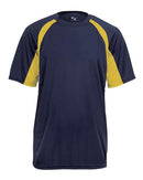 Badger B-Core Hook T-Shirt 4144 - Navy/ Gold