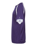 Badger B-Core Hook T-Shirt 4144 - Purple/ White