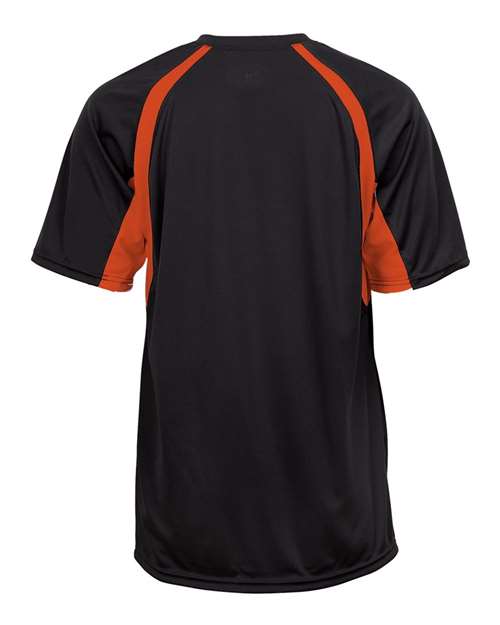 Badger B-Core Hook T-Shirt 4144 - Black/ Burnt Orange