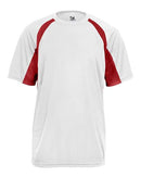Badger B-Core Hook T-Shirt 4144 - White/ Red
