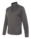 Badger B-Core Quarter-Zip Pullover 4102 - Graphite/ Black