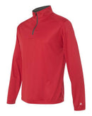 Badger B-Core Quarter-Zip Pullover 4102 - Red/ Graphite