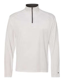 Badger B-Core Quarter-Zip Pullover 4102 - White/ Graphite