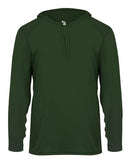 Badger B-Core Hooded Long Sleeve T-Shirt 4105 - Forest