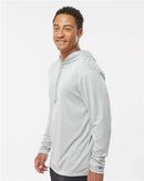 Badger B-Core Hooded Long Sleeve T-Shirt 4105 - Silver