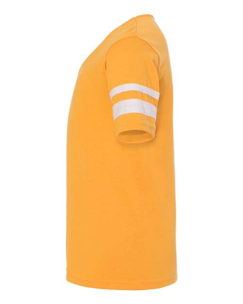 Augusta Sportswear Youth V-Neck Jersey with Striped Sleeves 361