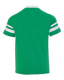 Augusta Sportswear Youth V-Neck Jersey with Striped Sleeves 361