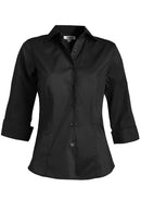 Edwards Ladies Tailored Full-Placket Stretch Blouse [