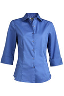 Edwards Ladies Tailored Full-Placket Stretch Blouse [