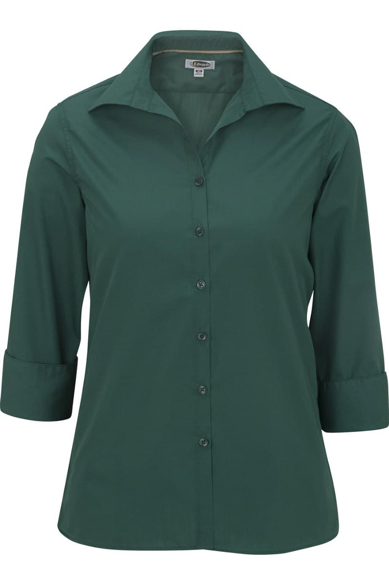 Edwards Lightweight Poplin Three Quarter Sleeve Ladies Shirt [