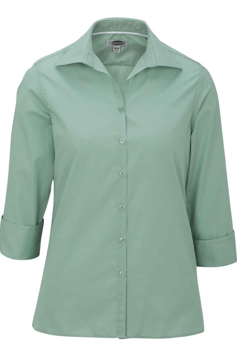Edwards Lightweight Poplin Three Quarter Sleeve Ladies Shirt [
