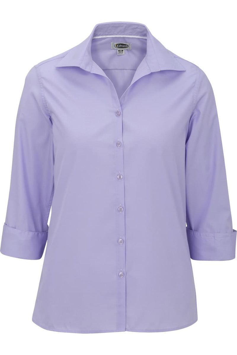 Edwards Lightweight Poplin Three Quarter Sleeve Ladies Shirt [