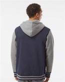Independent Trading Co. Heavyweight Varsity Full-Zip Hooded Sweatshirt IND45UVZ