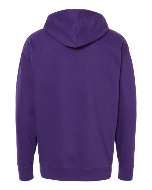Independent Trading Co. Midweight Hooded Sweatshirt SS4500 - Purple