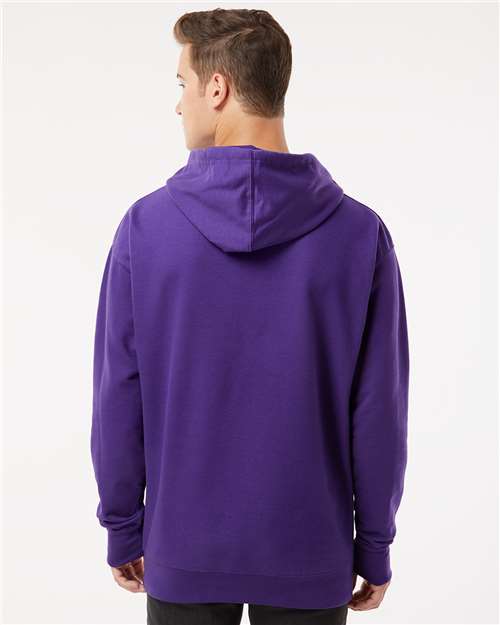 Independent Trading Co. Midweight Hooded Sweatshirt SS4500 - Purple