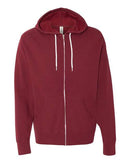 Independent Trading Co. Lightweight Full-Zip Hooded Sweatshirt AFX90UNZ
