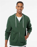 Independent Trading Co. Lightweight Full-Zip Hooded Sweatshirt AFX90UNZ