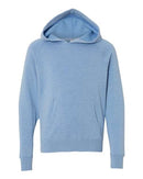 Independent Trading Co. Youth Lightweight Special Blend Raglan Hooded Sweatshirt PRM15YSB