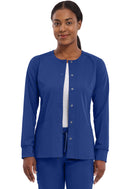 Healing Hands Daisy Jacket.  Item 5063 in HH PURPLE LABEL.  Live Chat for Bulk Discounts.