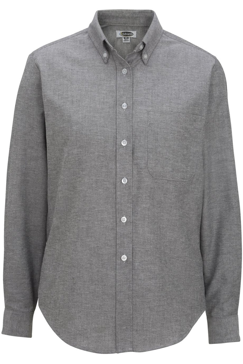 Edwards Easy Care Oxford Long Sleeve Ladies Shirt [