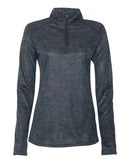 Badger Women’s Tonal Blend Quarter-Zip Pullover 4173