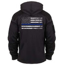 Rothco Concealed Carry Thin Blue Line Hoodie. Item