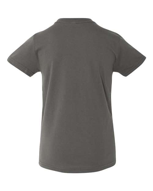 BELLA + CANVAS Youth Jersey Tee 3001Y - Asphalt