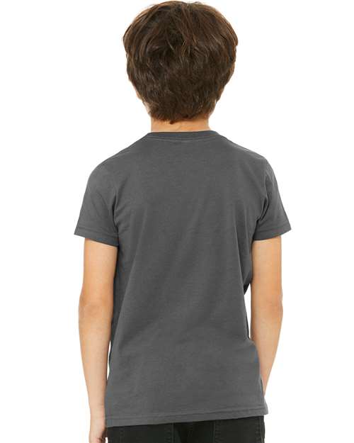 BELLA + CANVAS Youth Jersey Tee 3001Y - Asphalt