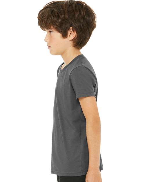 BELLA + CANVAS Youth Jersey Tee 3001Y - Asphalt