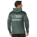 Rothco Concealed Carry Thin Blue Line Hoodie. Item