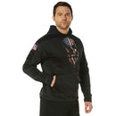 Rothco Bearded Skull Concealed Carry Hoodie - Black. Item