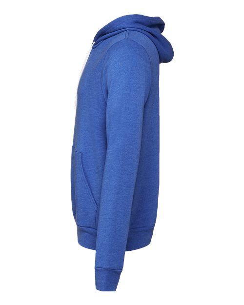 BELLA + CANVAS Sponge Fleece Hoodie 3719 - Heather True Royal