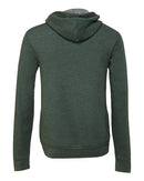 BELLA + CANVAS Sponge Fleece Full-Zip Hoodie 3739 - Heather Forest