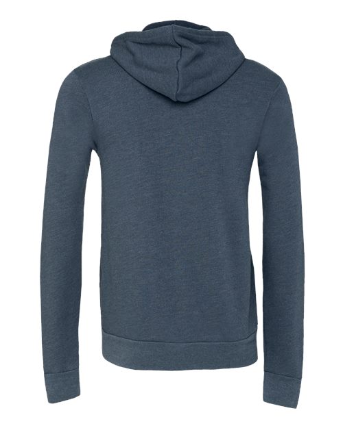 BELLA + CANVAS Sponge Fleece Full-Zip Hoodie 3739 - Heather Navy