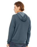 BELLA + CANVAS Sponge Fleece Full-Zip Hoodie 3739 - Heather Slate