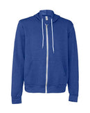 BELLA + CANVAS Sponge Fleece Full-Zip Hoodie 3739 - Heather True Royal