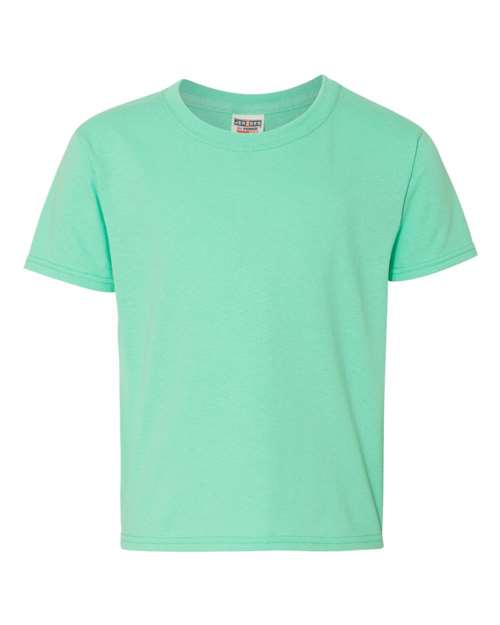 JERZEES Dri-Power® Youth 50/50 T-Shirt 29BR - Cool Mint